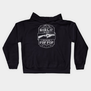 This Girl Stole My Heart She Calls Me Pop Pop Kids Hoodie
